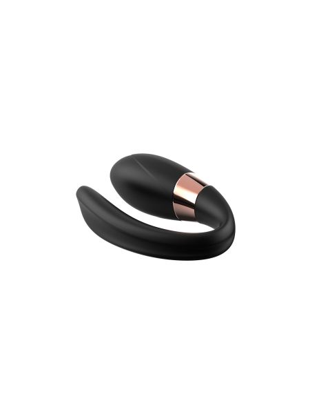 Wibrator dla par masażer łechtaczki punkt G pilot USB czarny - 3