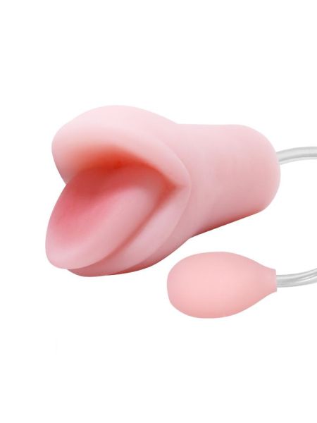 Sztuczne usta masturbator sex oralny z pompką - 2