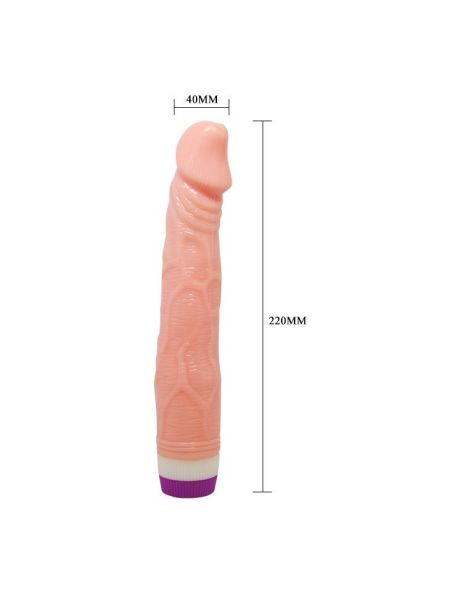Realistyczny wibrator naturalny jak penis 22 cm - 4