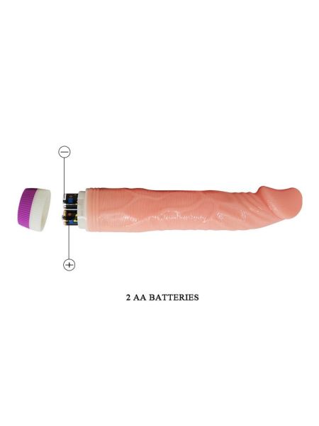 Realistyczny wibrator naturalny jak penis 22 cm - 6