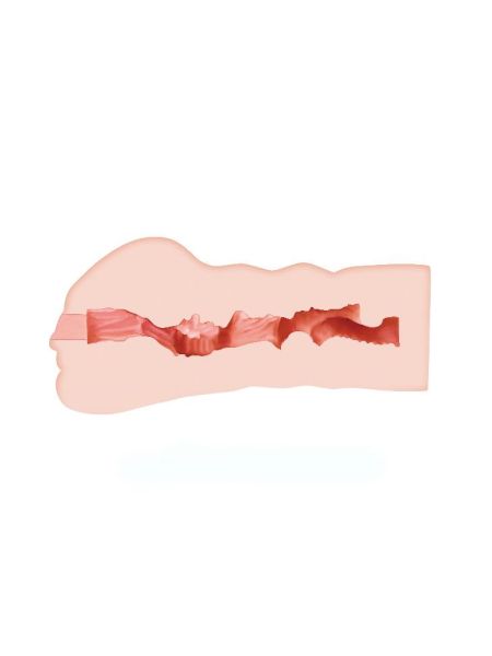 Kompaktowy miękki masturbator sztuczna sex wagina - 5
