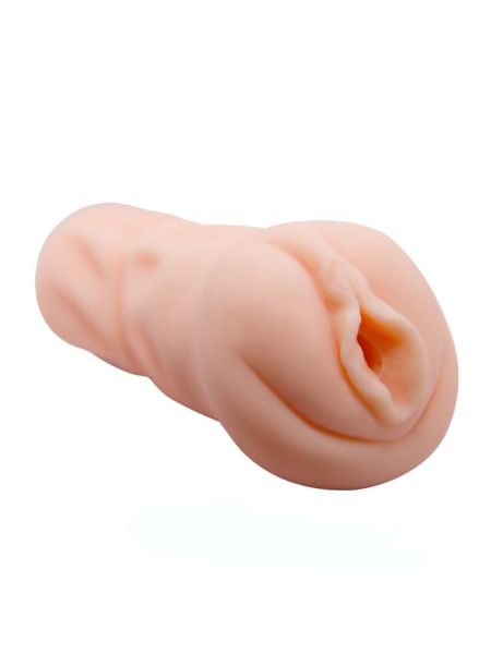 Kompaktowy miękki masturbator sztuczna sex wagina
