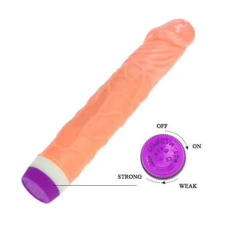Penis z główką i żyłami realistyczny wibrator 22cm - 5