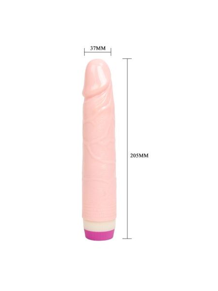 Wibrator realistyczny naturalny penis żyły 21cm - 4