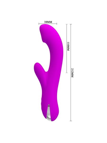 Wielofunkcyjny wibrator grzejący sex 21cm 12trybów - 4