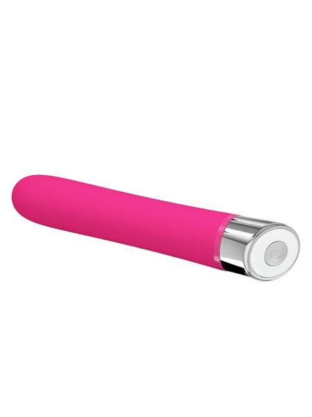Klasyczny smukły wibrator sex masażer 12trybów 16cm - 4