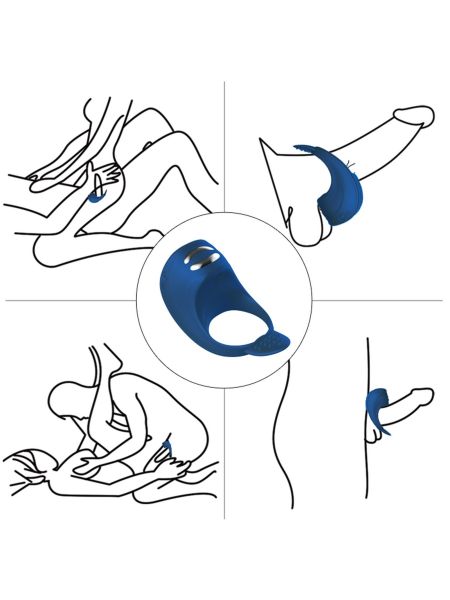 Pierścień erekcyjny na penisa z elektrostymulacją - 4