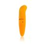Mały wygięty wibrator do punktu G mini masażer 12cm pomarańczowy - 3