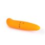 Mały wygięty wibrator do punktu G mini masażer 12cm pomarańczowy - 4