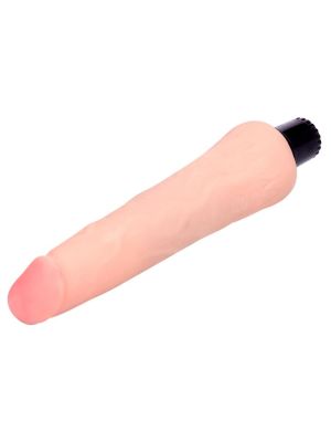 Realistyczny penis wibrator miękka cyberskóra 19cm - image 2