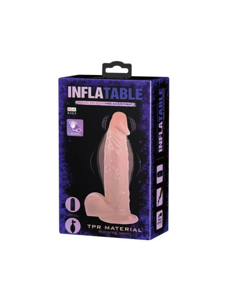 Realistyczny powiększany penis dildo przyssawka 19 - 3