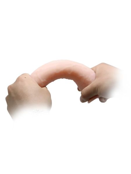 Wyginany elastyczny penis dildo z przyssawką 24cm - 4