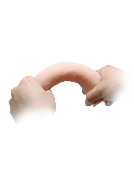 Wyginany elastyczny penis dildo z przyssawką 20cm - 6