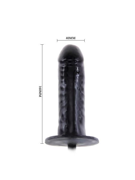 Realistyczny wibrujący dmuchany penis członek 16cm - 4