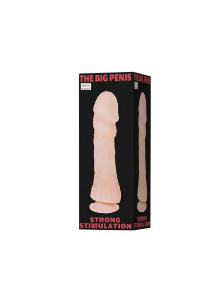 Duży naturalny penis dildo z przyssawką 26cm - 2