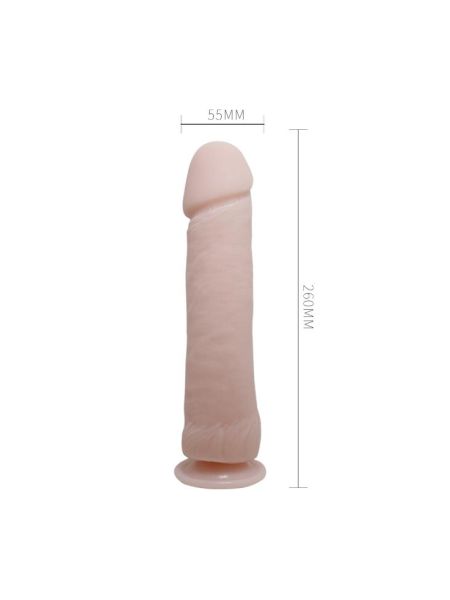 Duży naturalny penis dildo z przyssawką 26cm - 6