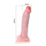 Duży gruby penis naturalny przyssawka dildo 34cm - 7