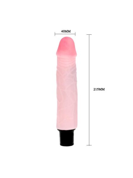 Realistyczny wibrator naturalny jak penis sex 21cm - 3