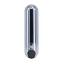 Mini masażer łechtaczki mały wibrator 10trybów 7cm srebrno czarny - 3