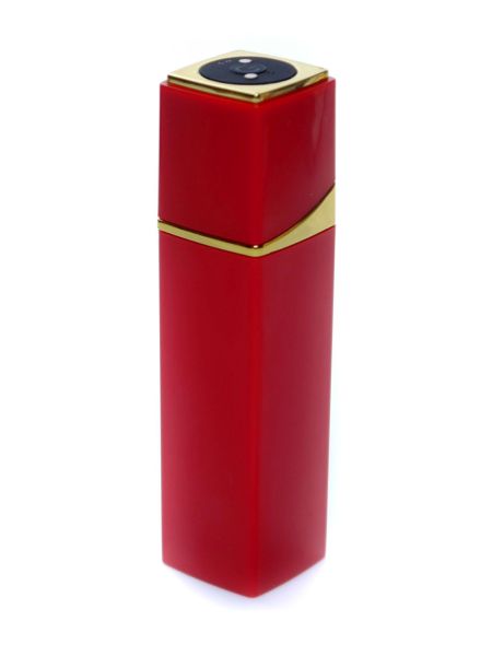 Kompaktowy mini wibrator sex masażer 9cm 10trybów czerwony - 2