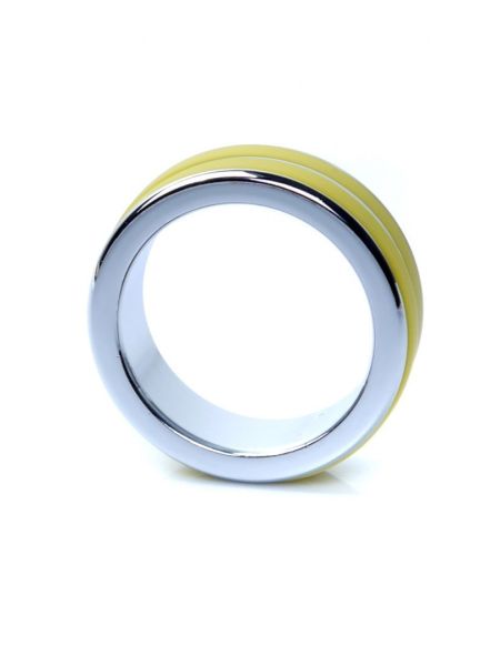 Pierścień metalowy stalowy erekcyjny na penisa 3,5cm - 3