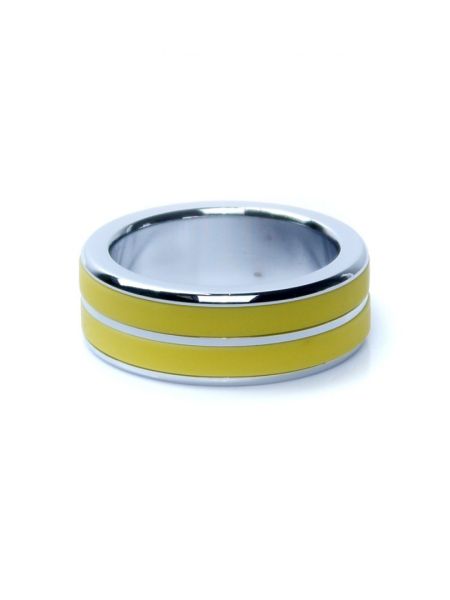 Pierścień metalowy stalowy erekcyjny na penisa 3,5cm - 4