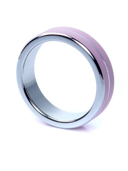 Pierścień metalowy stalowy erekcyjny na penisa 4,5cm - 3