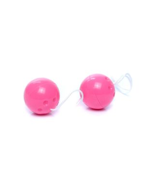 Kulki gejszy waginalne podwójne do ćwiczeń kegla różowe - image 2