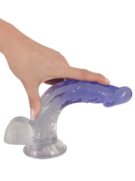 Clear Curved Dildo - 5