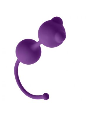 Kulki waginalne podwójne do treningu mięśni kegla fioletowe - image 2
