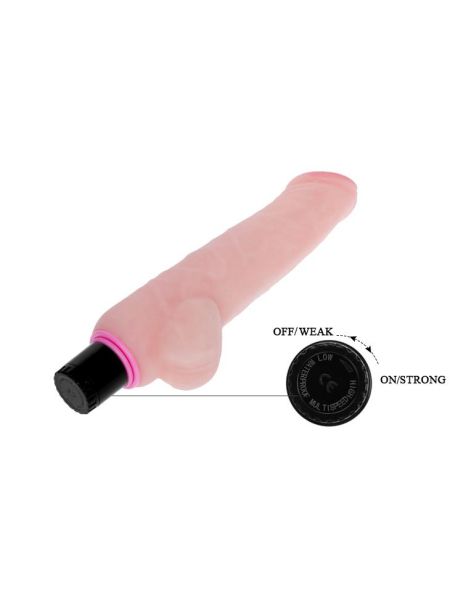 Wibrator realistyczny penis z jądrami 24cm - 5