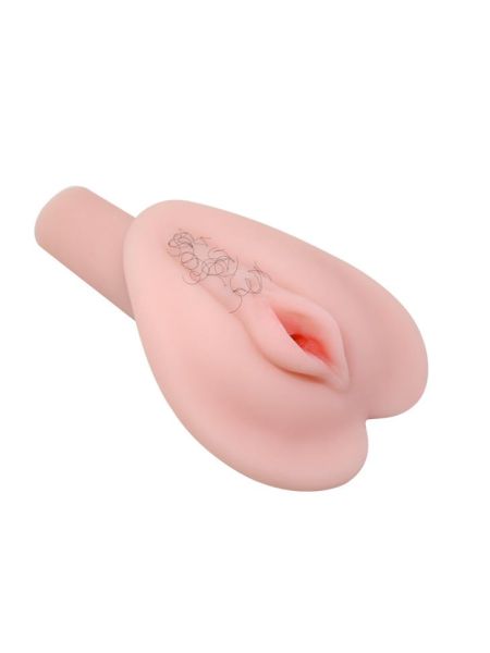 Realistyczny masturbator wagina z włosami wibrująca