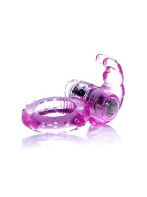 Wibrujący pierścień erekcyjny na penisa różowy - image 2