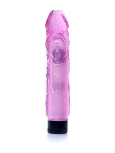 Wibrator realistyczny jak penis naturalny 22cm fioletowy - 4