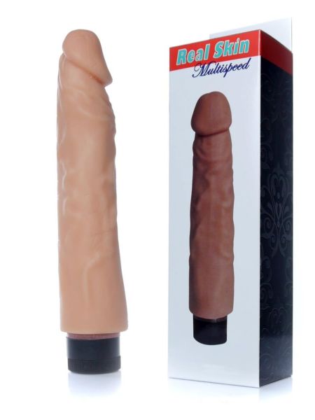 Realistyczny penis wibrator z cyberskóry 23cm - 4