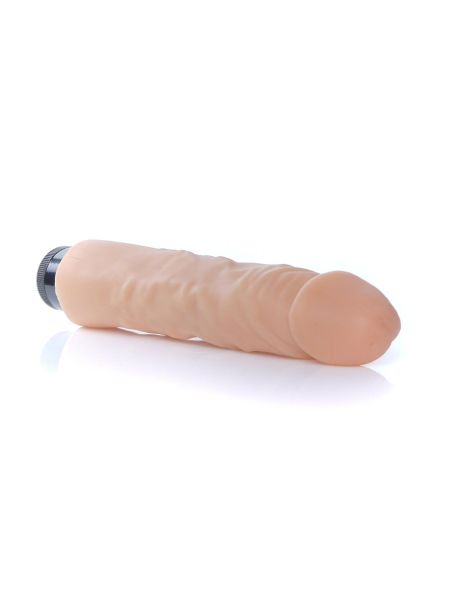 Realistyczny penis wibrator z cyberskóry 23cm - 5