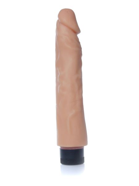 Realistyczny penis wibrator z cyberskóry 23cm