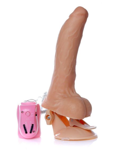 Dildo penis na przyssawce obroty rotacja 24cm - 3