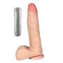 Dildo penis z rotacją i przyssawką jądrami 23cm - 3