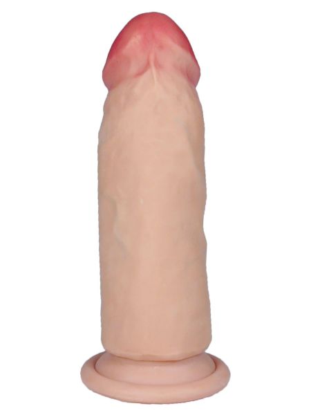 Penis dildo realistyczne przyssawka cyberskóra 18cm - 4