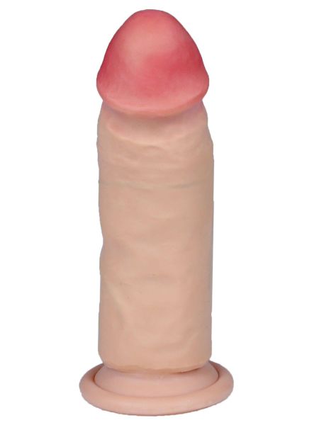 Penis dildo realistyczne przyssawka cyberskóra 18cm - 6