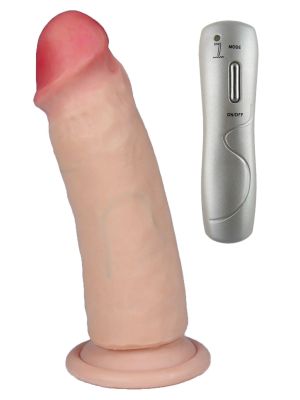Penis z cyberskóry dildo realistyczny sex 18cm - image 2
