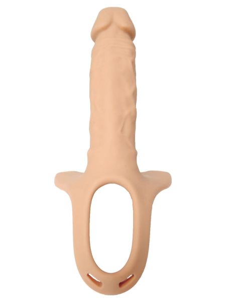 Proteza strap-on pusta przedłużająca penisa 24cm - 5