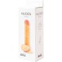 Penis gruby żylasty dildo z mocną przyssawką 18,9 cm - 4