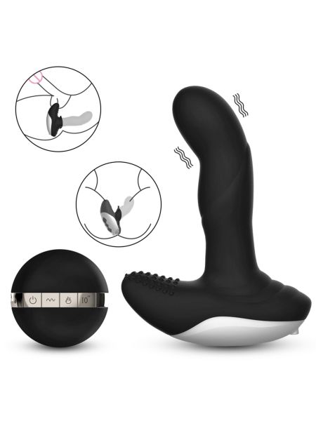 Wibrator dla kobiet i mężczyzn grzejący - analny i waginalny - 12