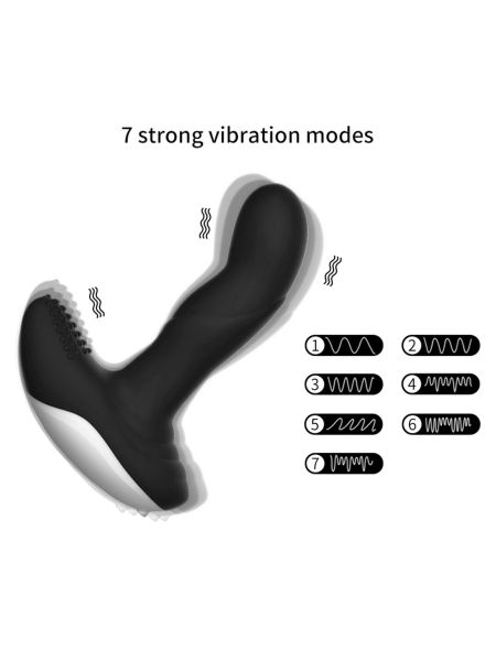 Wibrator dla kobiet i mężczyzn grzejący - analny i waginalny - 4
