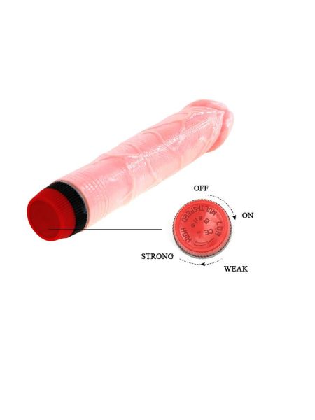 Realistyczny wibrator naturalny penis członek 21cm - 7