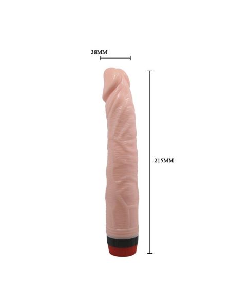Wibrator realistyczny naturalny penis członek 21cm - 4