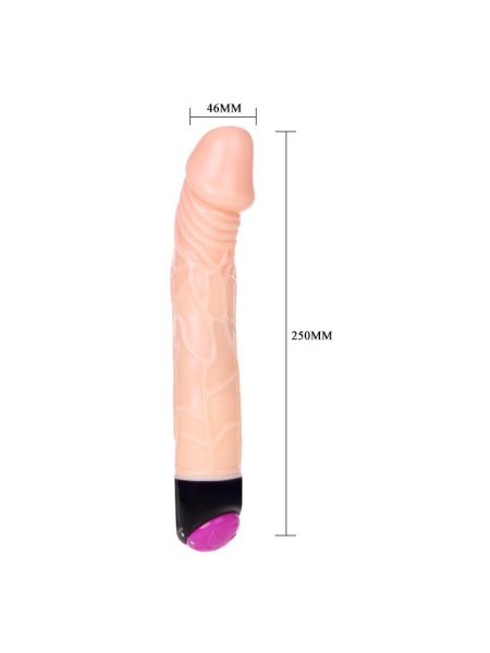 Wibrator realistyczny penis duża główka członek 25cm - 5