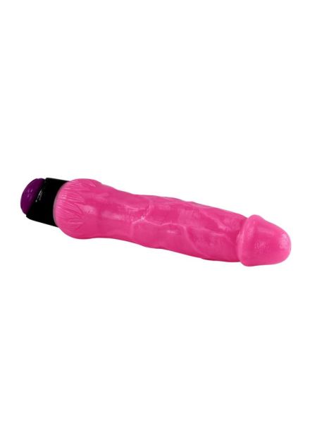 Wibrator różowy penis realistyczny naturalny 24cm - 4